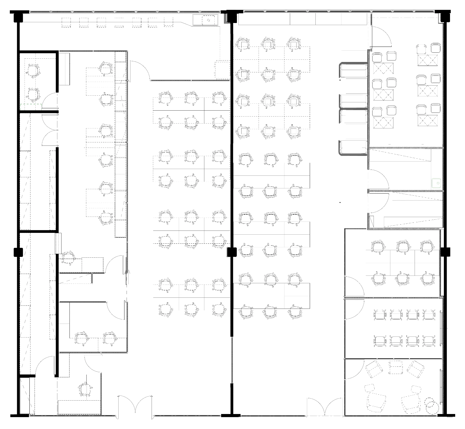 Planta de layout da área total do CIT-R, com as três fases lado a lado